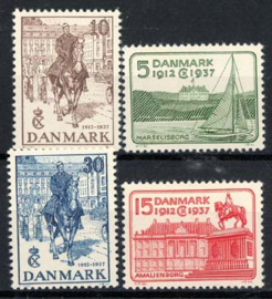 Denemarken, michel 237-40, xx