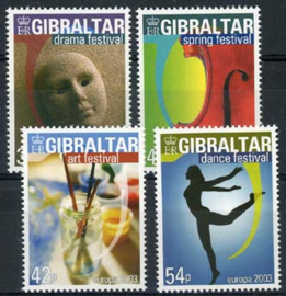 Gibraltar, michel 1032/35, xx