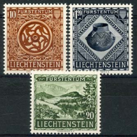 Liechtenstein, michel 319/21, xx
