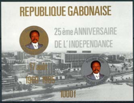 Gabon, michel blok 53, xx