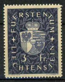 Liechtenstein, michel 184, xx