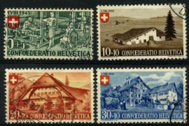 Zwitserland, michel 460/63,o