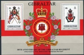 Gibraltar, michel blok 12, xx