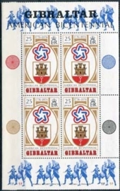 Gibraltar, michel blok 2, xx