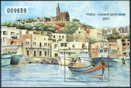 Malta , michel blok 50 , xx