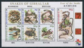 Gibraltar, michel kb 955/61, xx