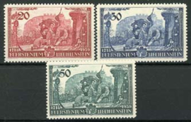 Liechtenstein, michel 180/82, x