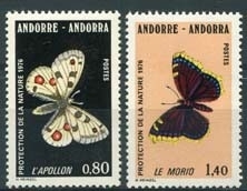 Andorra Fr., michel 279/80, xx