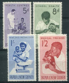 Papua N.Guinea, michel 58/61, xx