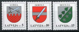 Letland, michel 562/64, xx