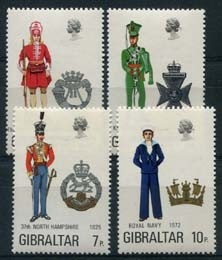 Gibraltar, michel 289/92, xx