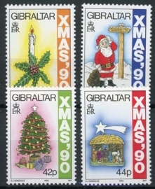 Gibraltar, michel 609/12, xx