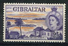 Gibraltar, michel 144, x