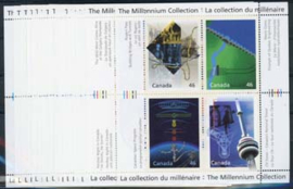 Canada, michel blok collectie millennium, xx