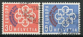 Zwitserland, michel 681/82, o