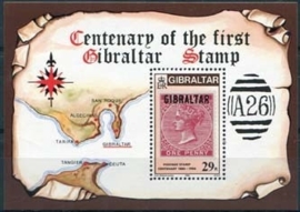Gibraltar, michel blok 9, xx