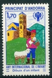 Andorra Fr., michel 300, xx