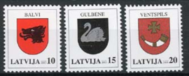 Letland, michel 584/86, xx