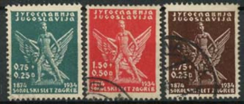 Joegoslavie, michel 275/77, o