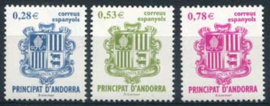 Andorra Sp., michel 319/22, xx