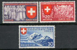 Zwitserland, michel 335/37, xx