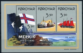 Faroer, michel blok 4, xx