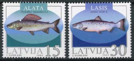 Letland, michel 594/95A, xx
