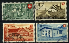 Zwitserland, michel 471/74,o