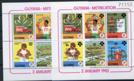 Guyana, michel blok 11/12, xx