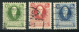 Liechtenstein, michel 72/74, o