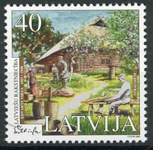Letland, michel 589, xx