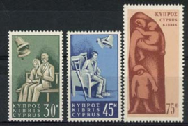 Cyprus, michel 250/52, xx