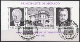 Monaco , michel blok 37 A , o