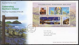 N.Ierland, michel blok 1 op FDC, 2008