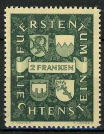 Liechtenstein, michel 183, xx