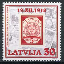 Letland, michel 487, xx