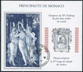 Monaco, michel blok 74, o