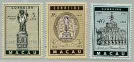 Macau, michel 388/90, xx