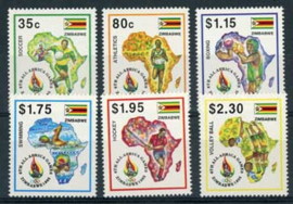 Zimbabwe, michel 558/63, xx