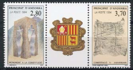 Andorra Fr., michel 463/64, xx