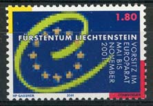 Liechtenstein, michel 1256, xx