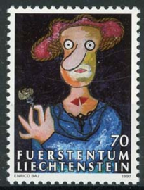 Liechtenstein, michel 1158, xx