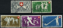 Zwitserland, michel 555/59,o