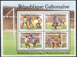 Gabon, michel blok 63, xx