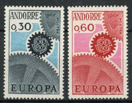 Andorra Sp., michel 199/200, xx