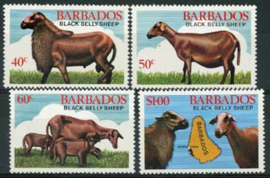 Barbados, michel 547/50, xx