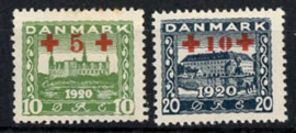 Denemarken, michel 116-17, x