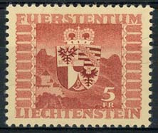 Liechtenstein, michel 252, x