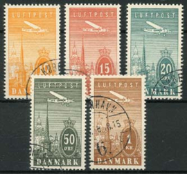 Denemarken, michel 217/21, o