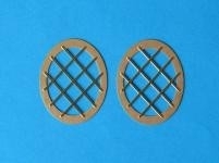 Grille (2 pieces) for bowthruster R108-01  (800 321)